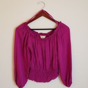 MICHAEL KORS OFF SHOULDER TOP